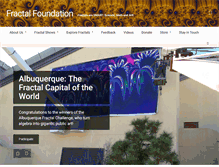 Tablet Screenshot of fractalfoundation.wolfesongs.com